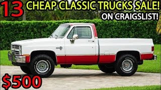 13 Classic Trucks on Craigslist – Best Deals at Low Prices!
