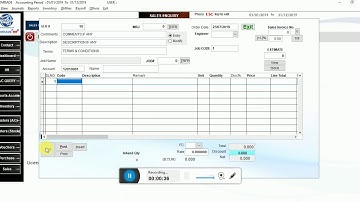 HOW TO CREATE SALES ENQUIRY IN COMRADE SOFTWARE PLUS GST VERSION