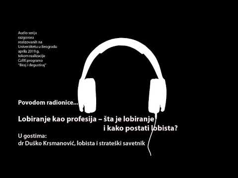 Povodom radionice "Lobiranje kao profesija - šta je lobiranje i kako postati lobista?&rsquo;"