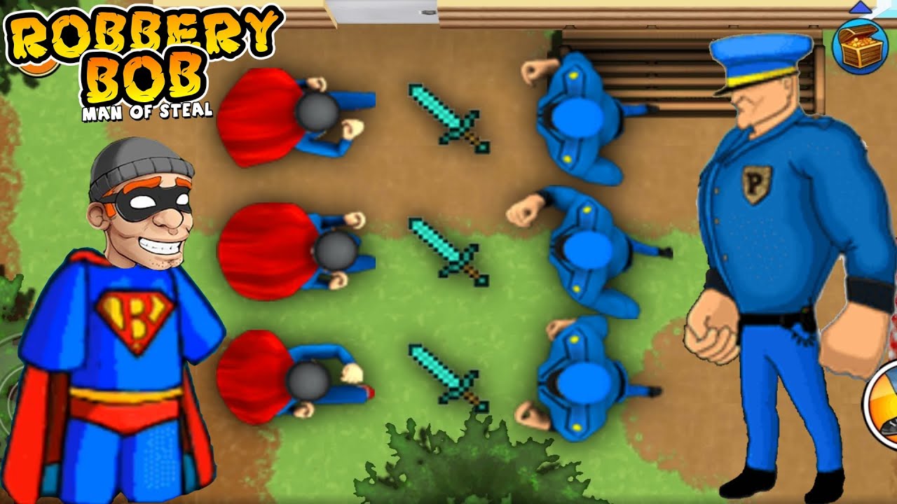 Robbery Bob - Super Bob & Blue Police Perfect Gameplay Ep 15