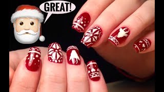 Greatest Christmas Nail Designs Best Tutorials With Soft Music Background screenshot 2