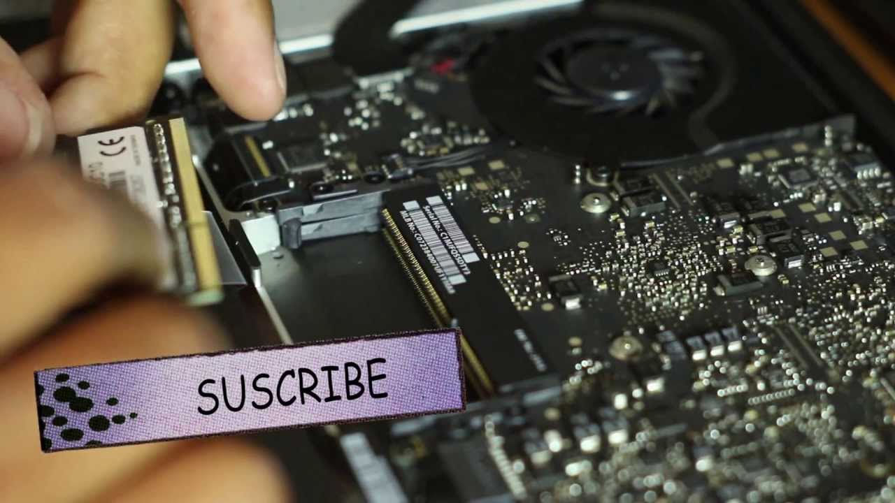 Cambiar Memoria Ram Macbook Pro 2012