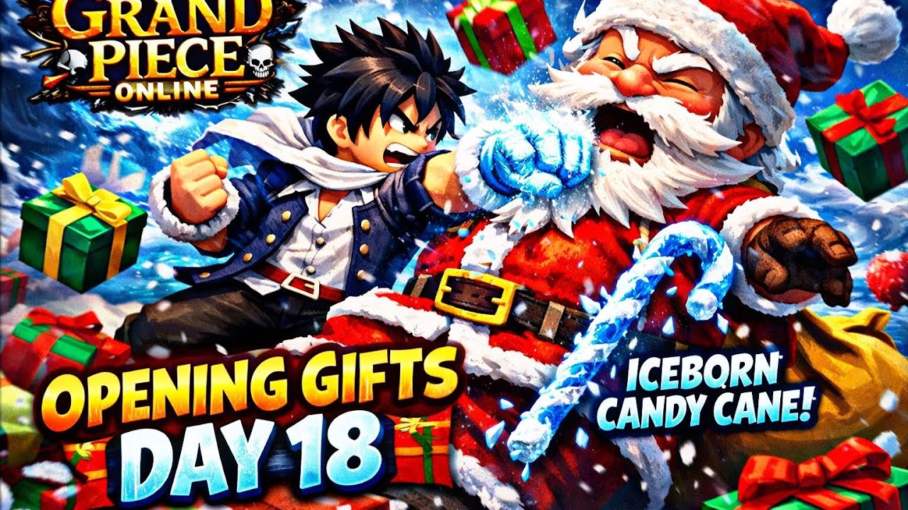 LIVE GPO 🔴 PT-BR🇧🇷 (DAY 18) Iceborn Candy Cane Farm + Giveaways| Grand Piece Online