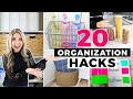 20 Organization Hacks That ACTUALLY Work!