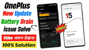 🚀WOW! Oxygen OS 15 Update Battery Drain Issue | Fix Battery Drain After Oxygen OS Update on OnePlus