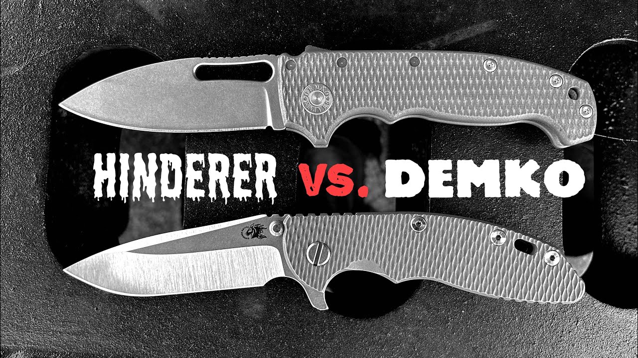 Hinderer vs. Demko! Battle of the Heavy Duty Work Knives