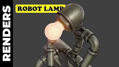 BLENDER: ROBOT LAMP (PART 4)