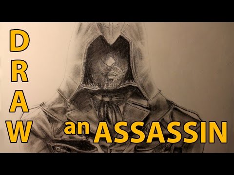 Como desenhar Arno Dorian do Creed Assassins Unity