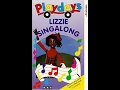 Playdays lizzie singalong complete vhs