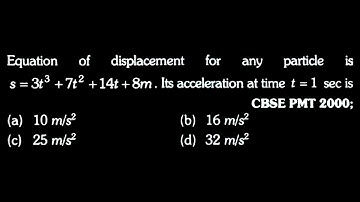 KM DTS 10 Q4 Equation of displacement for any particle is s=3t3 +7t² + 14t+8m. Its