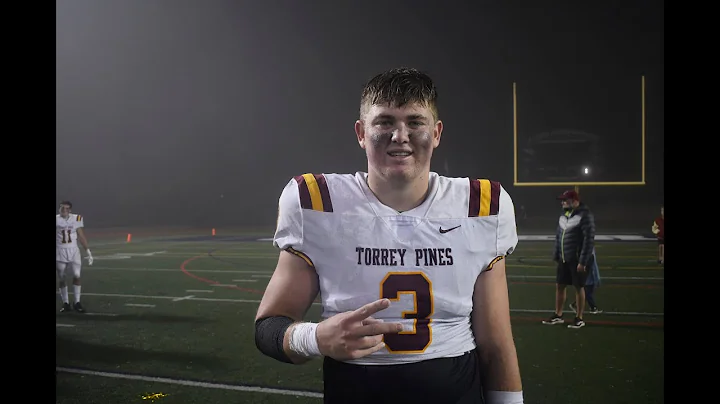 Torrey Pines defensive lineman Zach Rowell discuss...