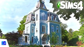 MAGICAL VICTORIAN HOME ~ Curb Appeal Recreation: Sims 4 Realm of Magic Speed Build (No CC)