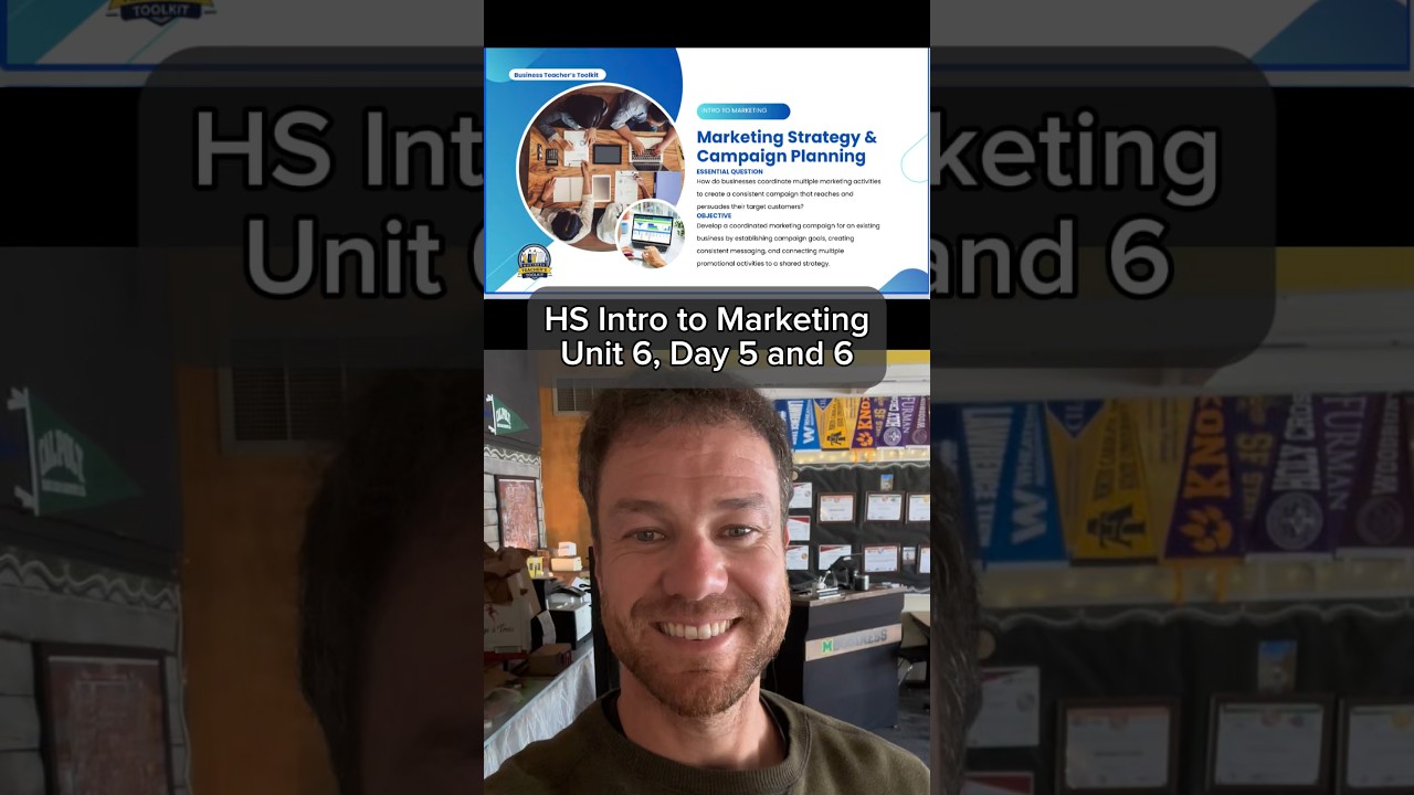 ⁣HS Intro to Marketing | Unit 6, Days 5–6: Email Marketing & Campaign Execution