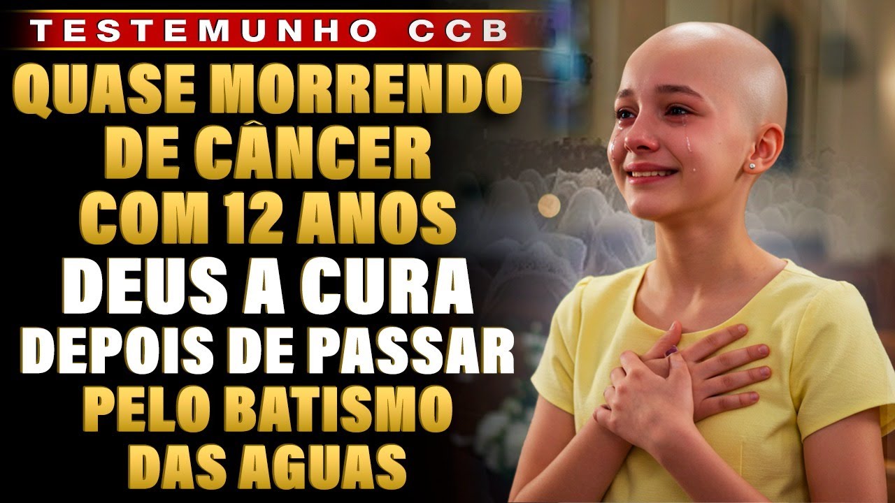 TESTEMUNHO CCB - Médicos Deram 6 Meses de Vida, Mas Deus Fez Um Milagre em Pleno Batismo