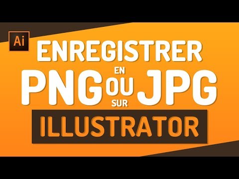 Illustrator : Comment enregistrer en PNG ou JPEG ?