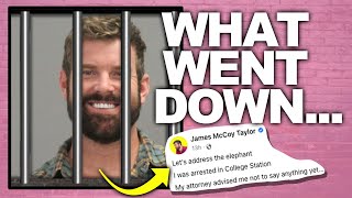 Bachelorette Alumni James McCoy Taylor Speaks Following His DUI Arrest (Lawyer Told Him Not To Talk)