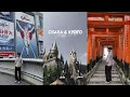 Osaka and Kyoto Vlog: Visiting Dotonbori Universal Studios & Fushimi Inari + GRWM Vlog l Ken Masami