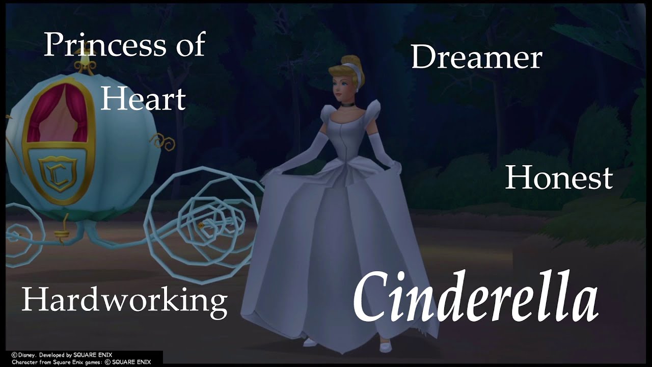 CINDERELLA [ALL CUTSCENES] | Kingdom Hearts Series THE MOVIE - YouTube