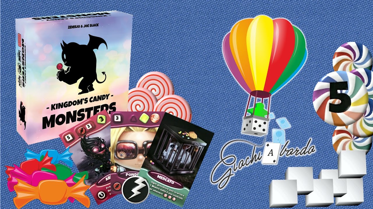 Kingdom's Candy  Monsters   gioco da tavolo Tutorial ITA 