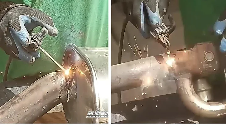 Welding exhaust pipe with stick welder machine