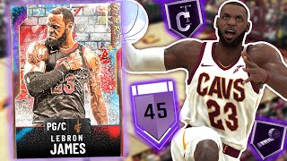 GALAXY OPAL LEBRON JAMES GAMEPLAY!  MY OPPONENT WAS MAD! NBA 2K20 MYTEAM