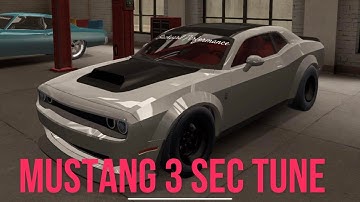 MUSTANG 3 SECONDS TUNE FASTEST EVER IN NO LIMIT 2.0