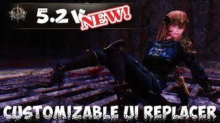 Skyrim MOD Showcase 📌 Customizable UI Replacer 5.2v NEW