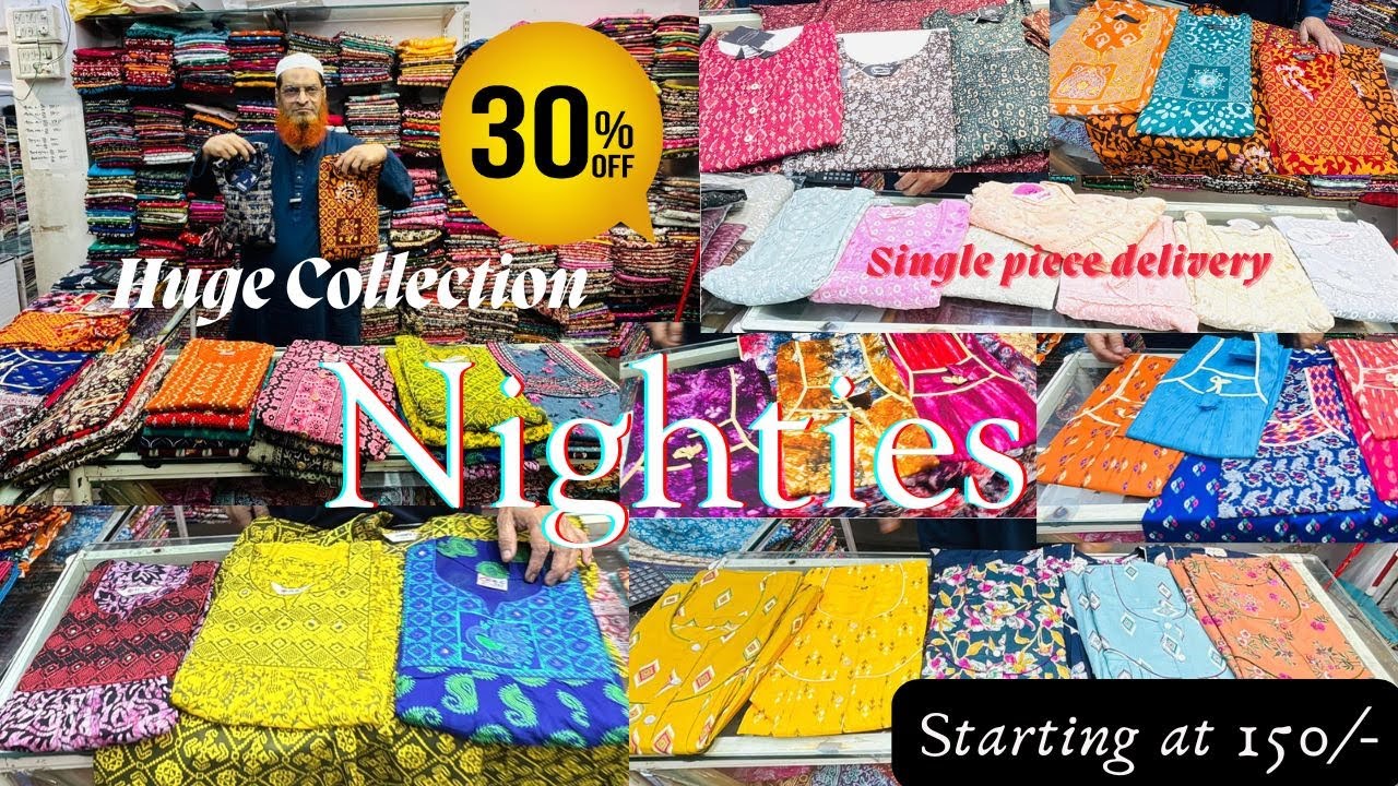 🔥 Flat 30% OFF on Women's Nighties – Branded Starting Just ₹150! 🔥#onlineshopping #nighty