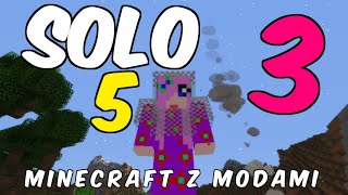Minecraft Survival z modami SOLO 5 - odcinek 3 - Wszystko miedziane! Koza ciągle szalona :)