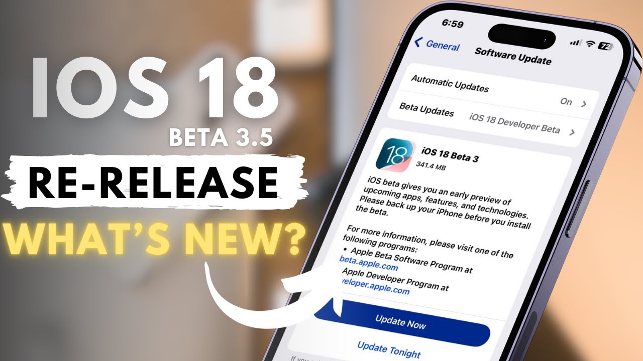 IOS 18 Beta TOP 7+ Features YOU SHOULD KNOW? - YouTube