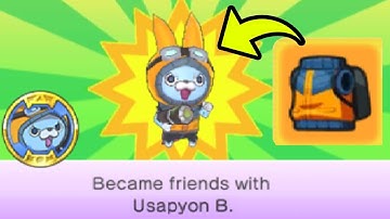 How To Get Usapyon B in Yo-kai Watch Blasters EASY!