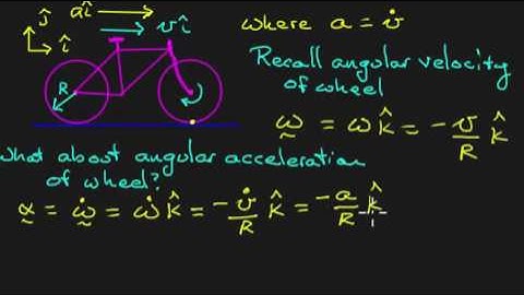 Kinematics of Roll Without Slip - Acceleration
