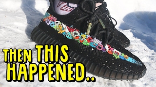 Repræsentere R Depression WEARING THE $200,000 YEEZY V2 IN THE SNOW! - YouTube