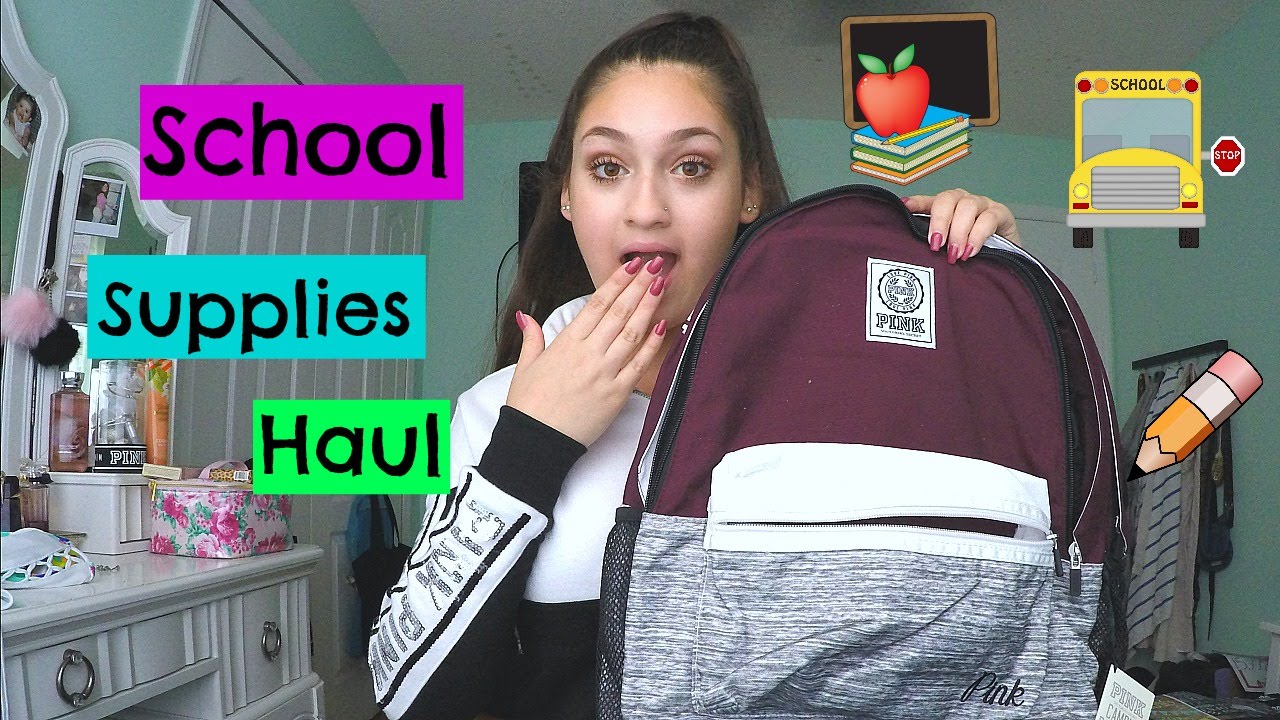 School Supplies Haul 2016!! - YouTube