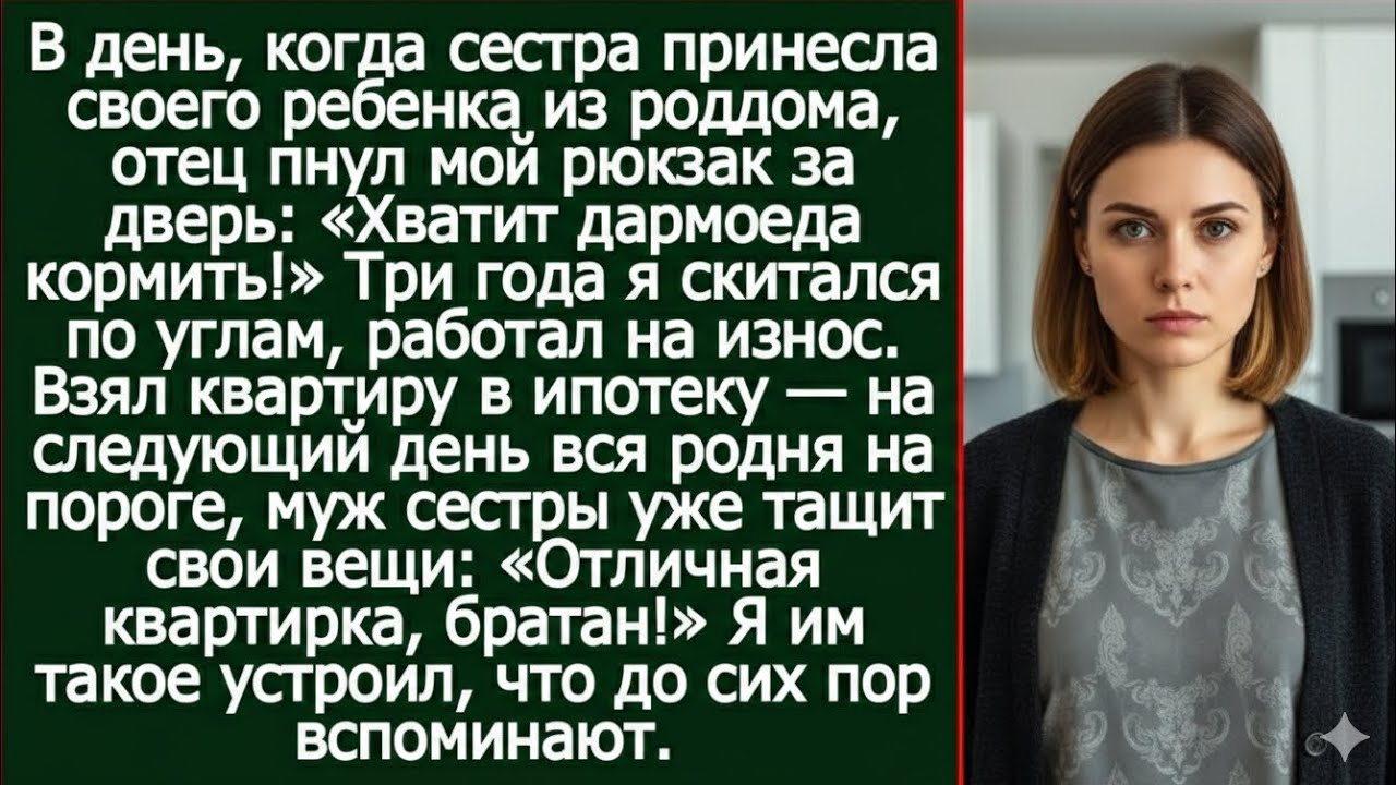 «Отличная квартирка, братан!» — Муж сестры начал ЗАСЕЛЯТЬСЯ в МОЮ новую квартиру…  😱