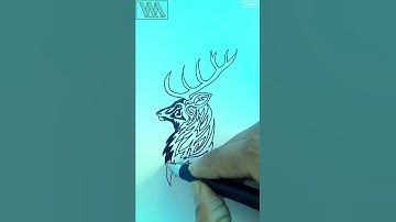 Simple Drawing Shorts || Abstract Drawing Ideas shorts || #abstract #drawing #shorts