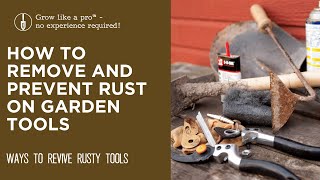 How to Remove Rust from Garden Tools