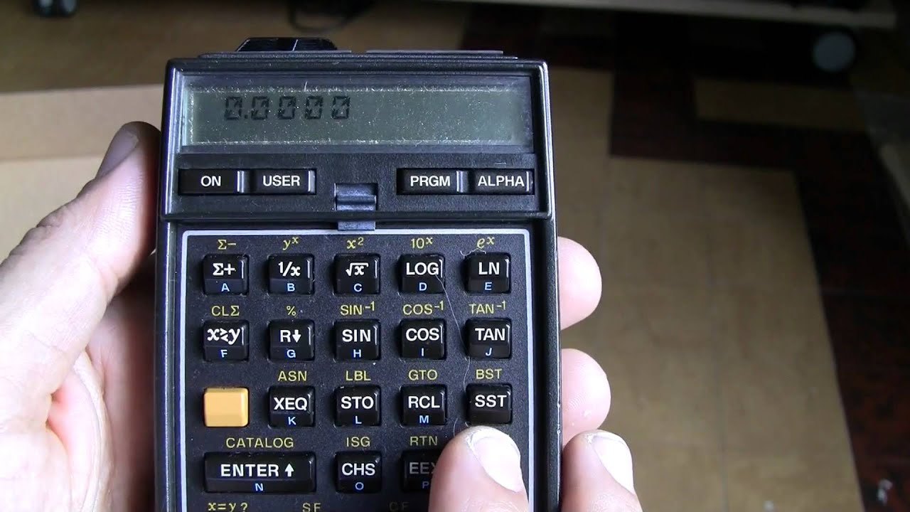hp 41c scientific calculator