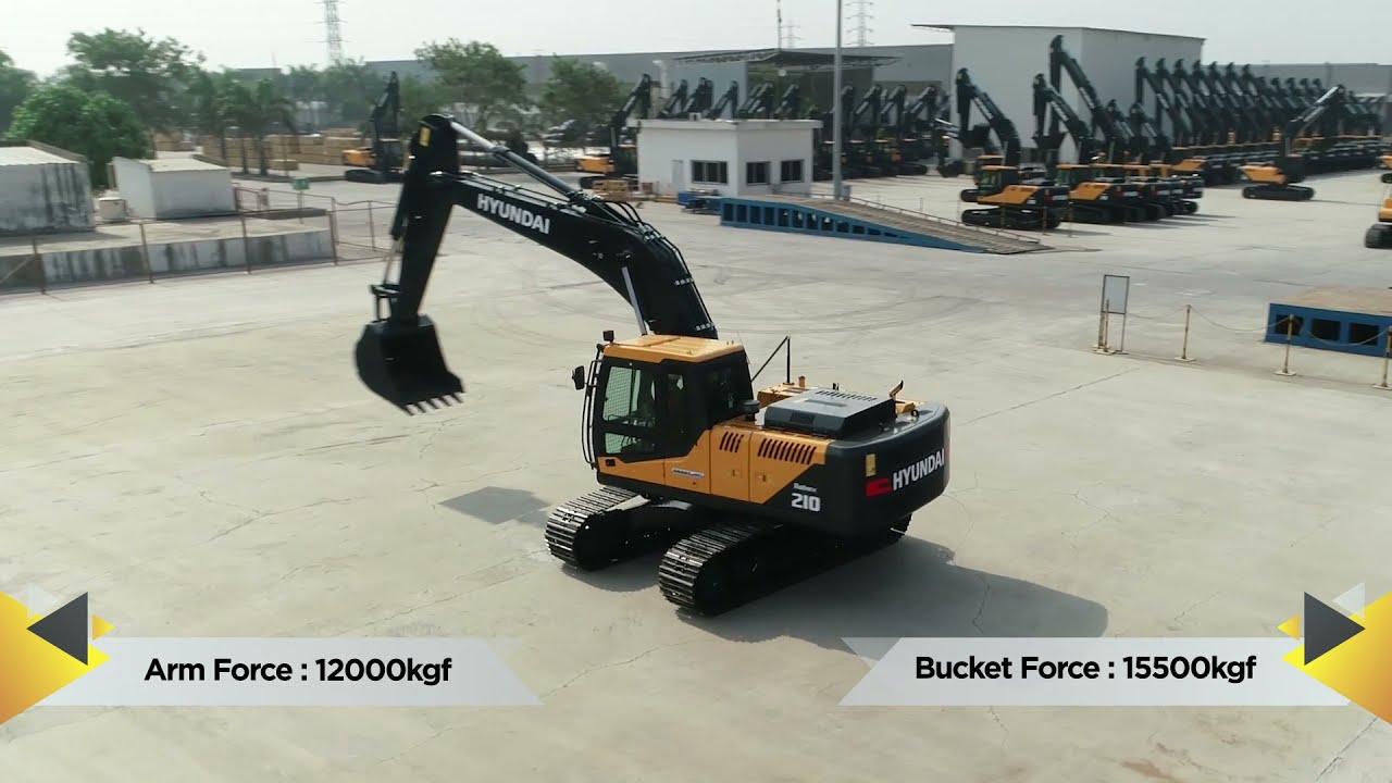 Hyundai 210 SMART Plus- Construction Excavator Walk-around Video