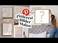 Künstlerin testet: Minimal Art von Pinterest (aesthetic af) DIY Bilder malen // I'mJette