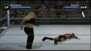 WWE Smackdown vs Raw 2008 - Michelle vs Ashley