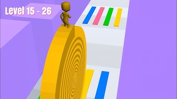 Layers Roll : Gameplay Unlock Level 15 - 26 (iOS, Android)