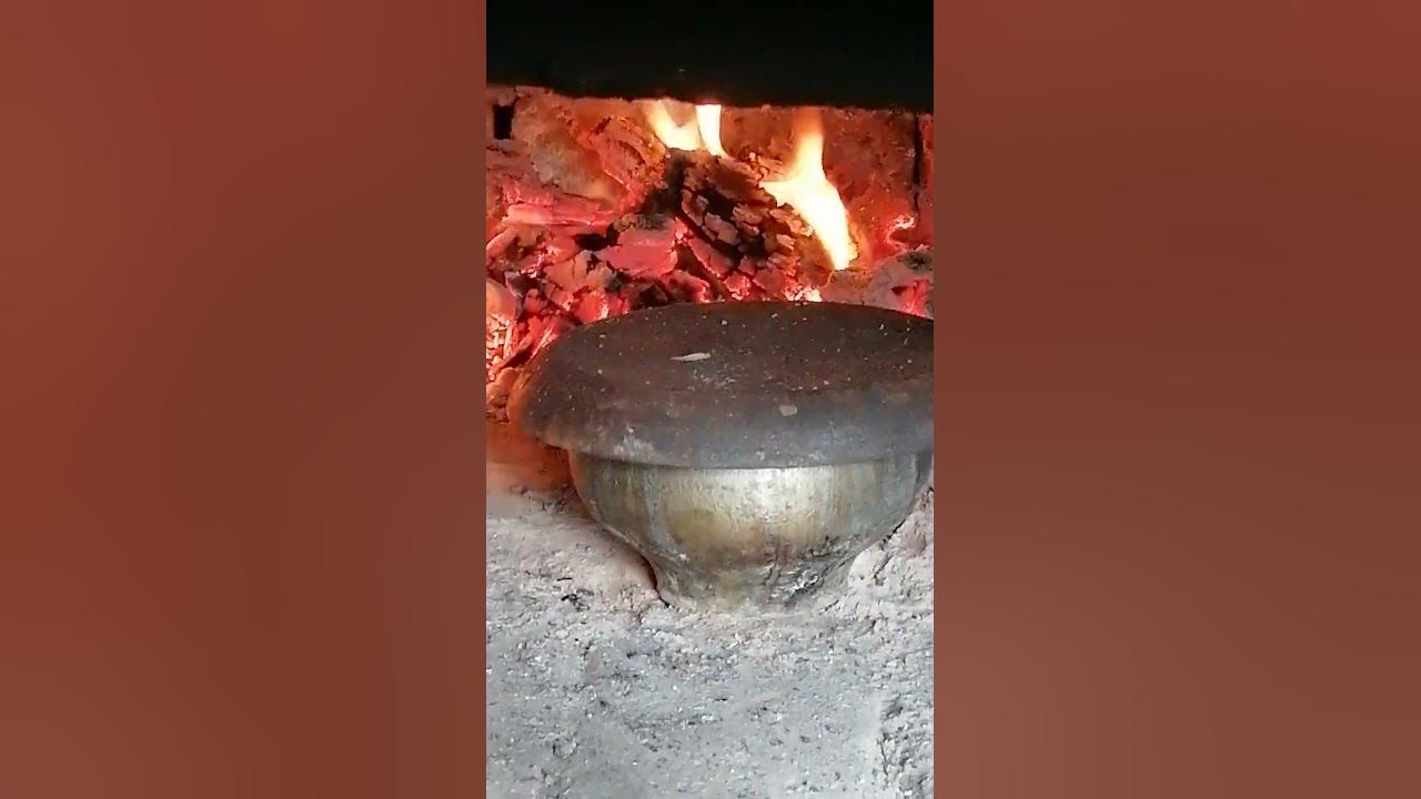 Огонь в русской печи - YouTube