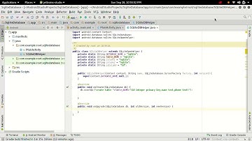 Android SQLite Database Part -2