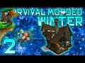 Minecraft: Modded Winter Survival Let&#39;s Play w/Mitch! Ep. 2 - How To Make A Winter House!