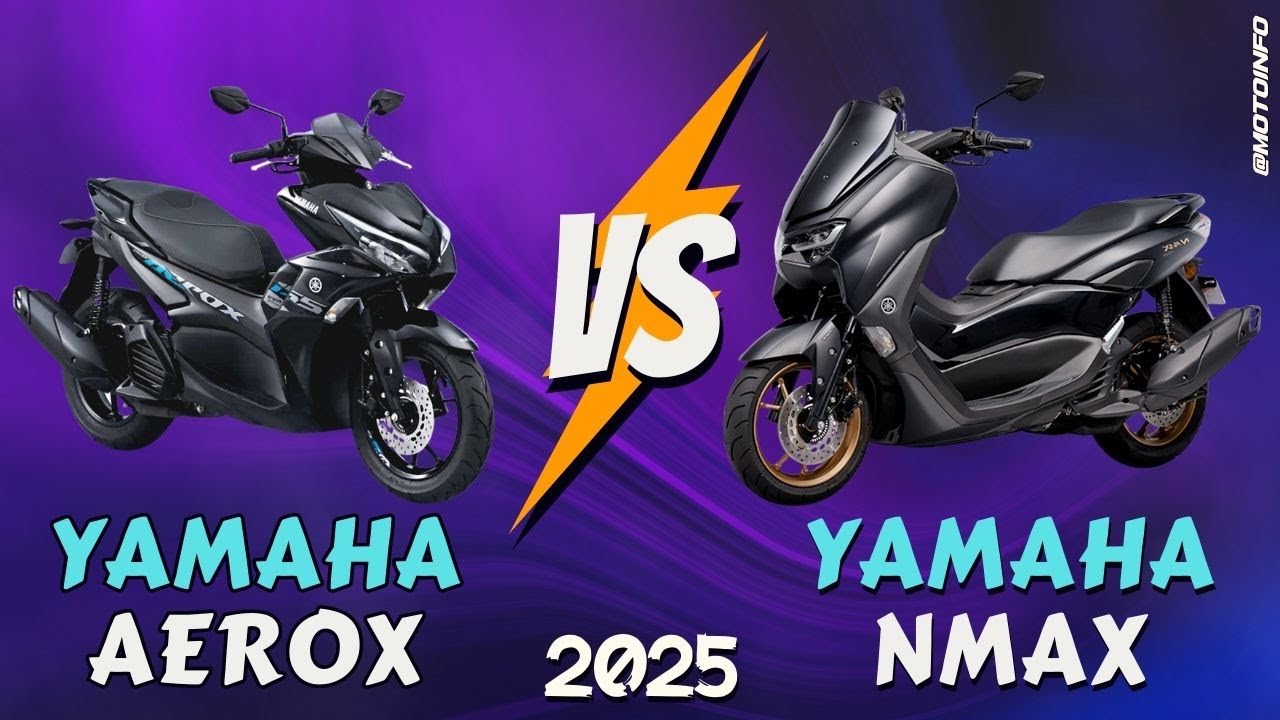 Aerox против NMAX 2025 | Сравнение цен, цветов и характеристик | MotoInfo