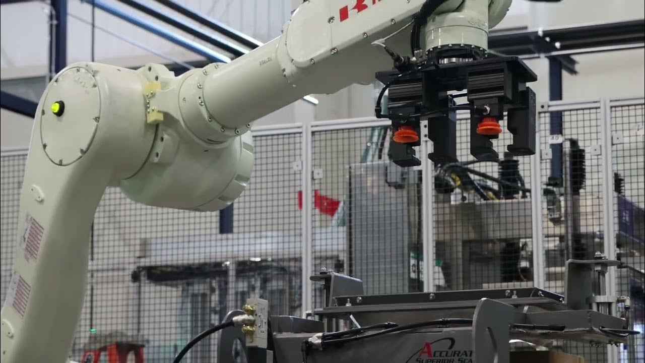 BMK automated manufacturing line producing Polecrete stabilizer YouTube