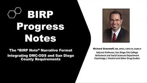 BIRP Notes - AODS 156 Lecture - 08/24/2020