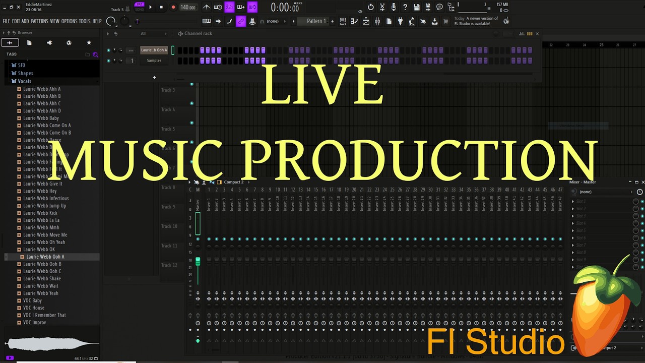 Morning music session in Fl Studio