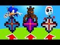 Minecraft PE : DO NOT CHOOSE THE WRONG NETHER STAR! (Sonic, Freddy & Forky)